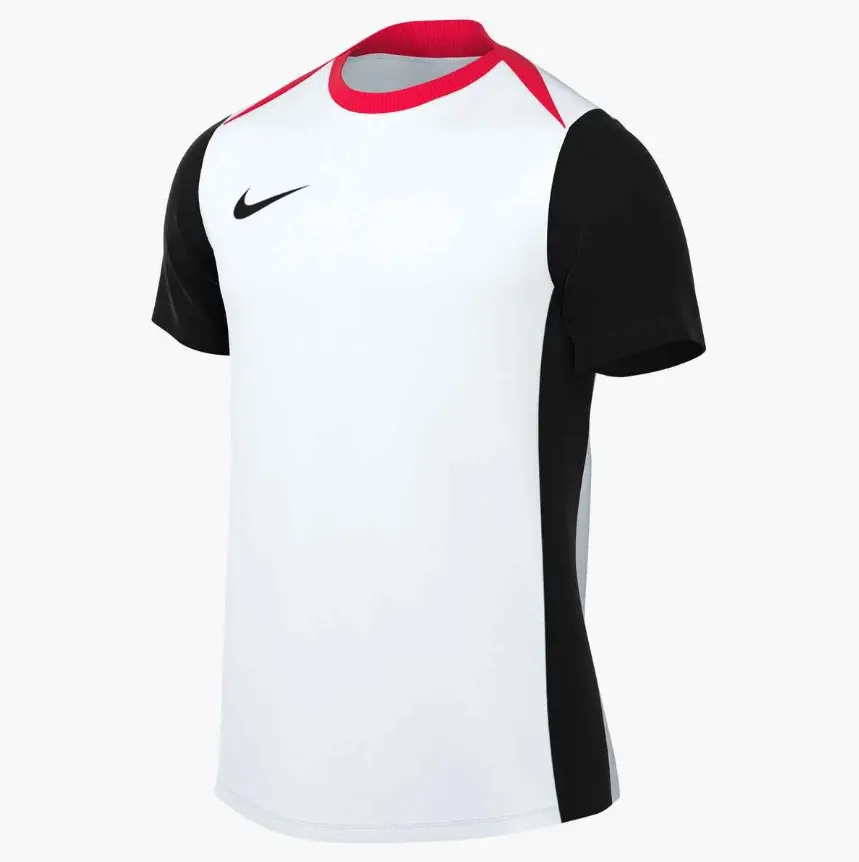 Nike Training T-Shirt - Dri-FIT Academy Pro 24, White/Bright Crimson, FD7592-100, X-Large, Male, 100% Polyester, Dri-FIT Product Line, Comfortable and Stylish, Graphic Tee Style