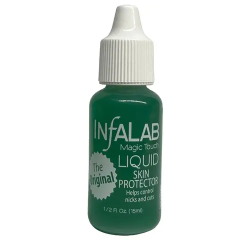 Infalab Magic Touch Liquid Styptic Original Formula Nail Care Skin Protector - 0.5 Fl Oz Water-Based Treatment, Single-Use Stop Bleeding for Manicure, Supports Youthful Nails Routine