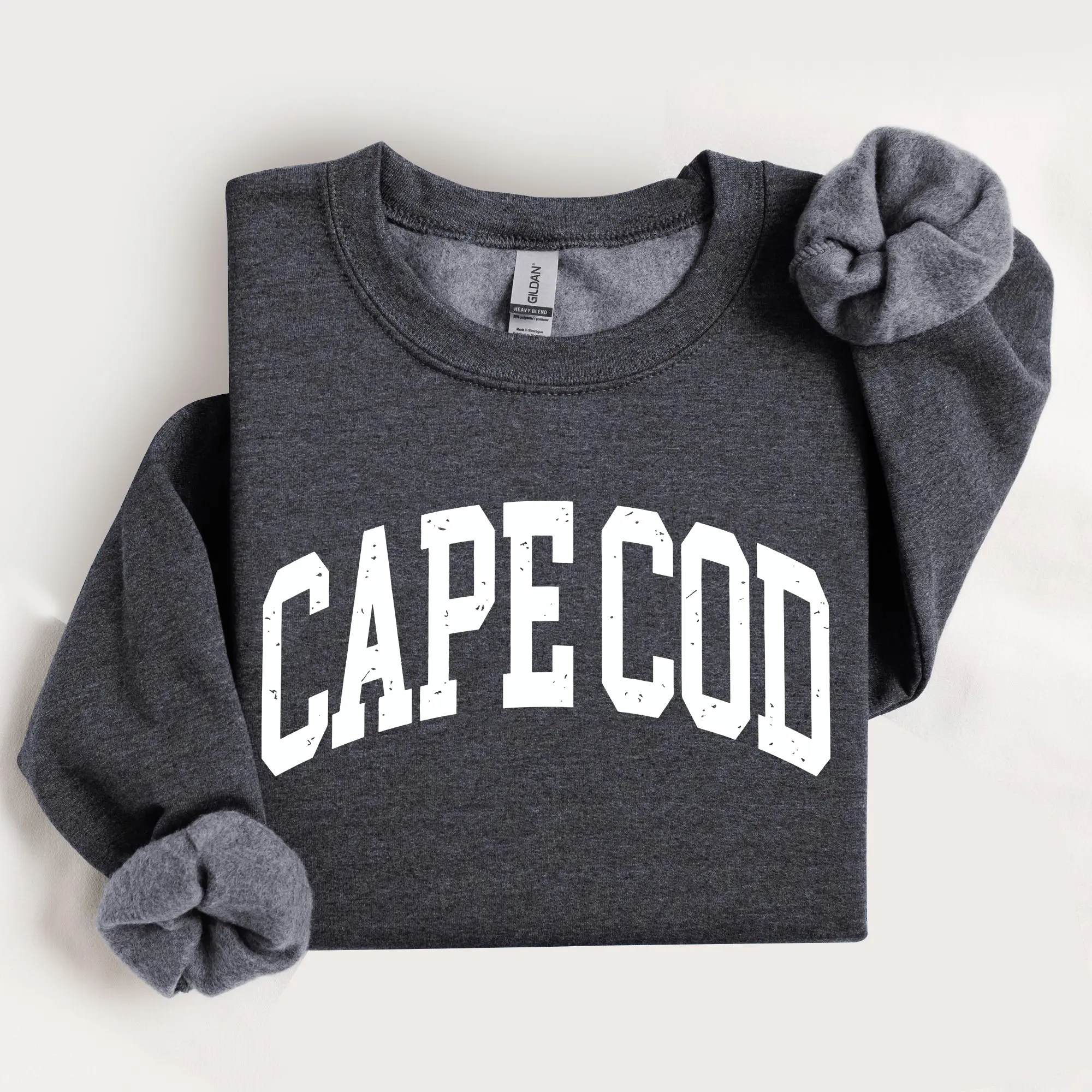 CAPE COD Beachy Sweatshirt, Cape Cod Massachusetts Shirt, Trendy Minimalist Cape Cod Cozy Sweatshirt