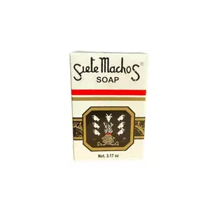 Siete Machos URANIA Soap 3.17oz 90g Spiritual Cleansing Protection Natural Ingredients Floral Herbal Aroma Peru Made