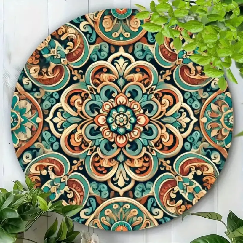 Moroccan Floral Metal Wall Art for Bars, Cafés, Clubs & Kitchens