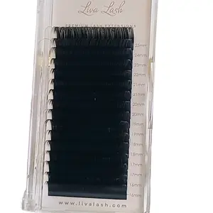 Volume Eyelash Extensions, 16-25mm Length, CC Curl, 0.05 Thickness