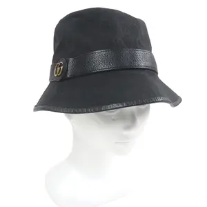 Pre-owned GUCCI Polyester Small Leather Goods GG Marmont GG canvas bucket hat