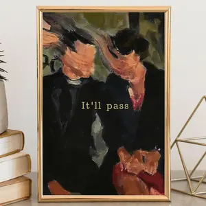 Fleabag It'll Pass Poster, Vintage Movie Print, Musical Film Poster, High Quality Canvas Wall Art, Film Fan Gift, Home Cinema Decor