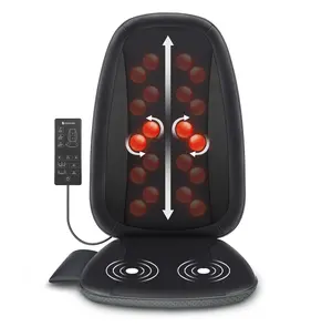 COMFIER Back Massager Chair Pad for Full Back,Spot Massage,Electric Seat Cushion with Heat,Heated Chair Massager for Office,Home