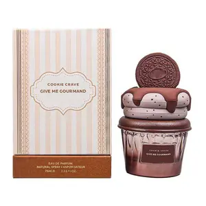 Cookie Crave Perfume 75ml Spray - Sweet Vanilla Cookie Scent with Cocoa Butter & Sugar Notes for Cozy Everyday Aroma Long Lasting Fragrance Ideal Gift for Her