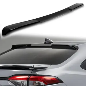 For 2020 - 2023 Toyota Corolla Sedan 4-Door Only W-Power Pearl Black White or Carbon Fiber Painted Rear Roof Spoiler Wing  ( Do Not Fit For Hatchback Models )