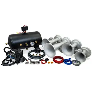 King 5 544K Train Horn Kit | 12-Volt DC | Perfect for Trucks | Up to 6 Seconds of Honk Time