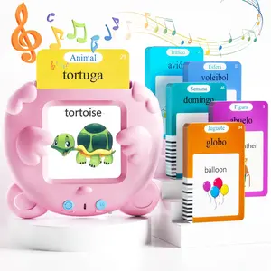 Talking Flash Cards for Toddlers, 112 Cards Early Educational Learning Toy, Interactive Speech Therapy Toys, Autism Sensory Toy, Preschool Educational Gift for Kids Boys Girls 2-6 Years Old