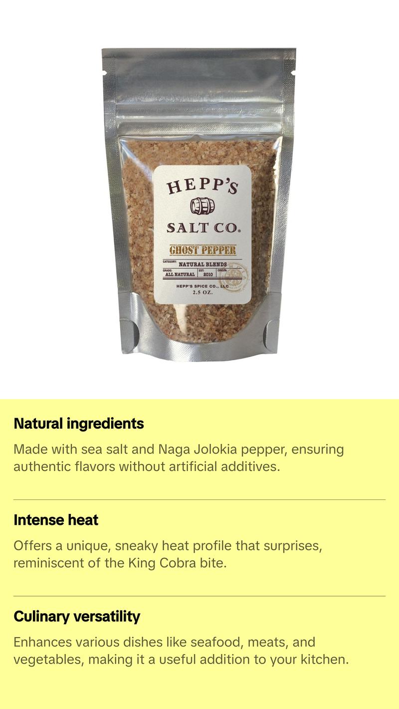 Ghost Pepper Sea Salt Flavor Natural