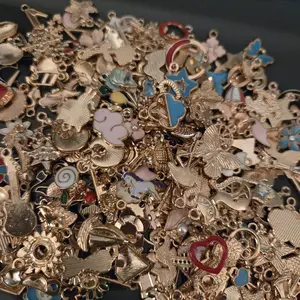 Metal Enamel Charms for DIY Craft Supplies Assorted Shapes and Colors Ideal for Jewelry Making Projects Diy Pendants