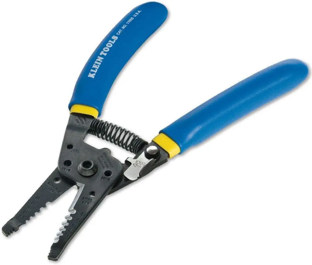 Klein Tools 11055EP Wire Cutter & Stripper, Made in USA, Cuts Stranded & Solid Copper Wire