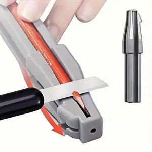 2-Pack Three-In-One Eyebrow Sharpener, Eye Shadow Sharpener, Duckbill Eyebrow Sharpener Aid, Ideal for Beginners and Professionals