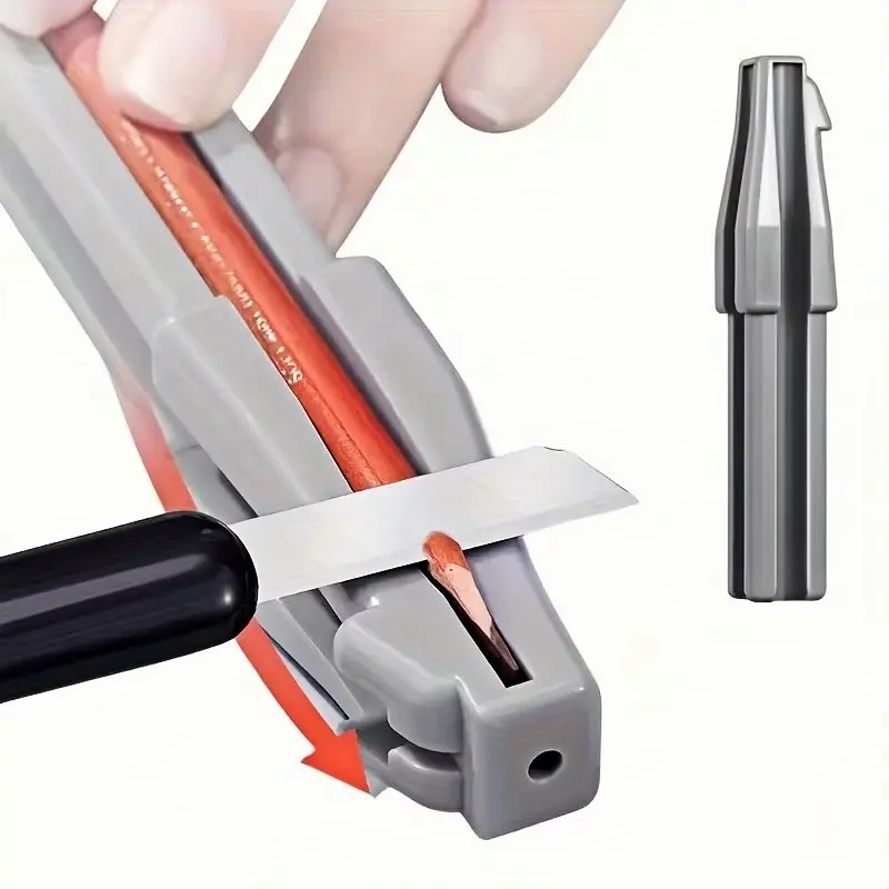2-Pack Three-In-One Eyebrow Sharpener, Eye Shadow Sharpener, Duckbill Eyebrow Sharpener Aid, Ideal for Beginners and Professionals