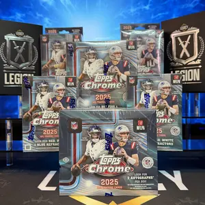#1 8 Box Topps Chrome Jumbo Hobby Box Break