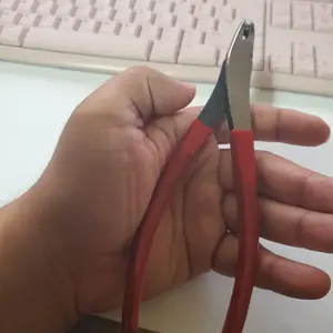 Leg Band Pliers #347 with Red Handle for 305A Atlas Leg Bands Ideal for Gallo Gamebird Gamefowl and Roosters Secure Attachment