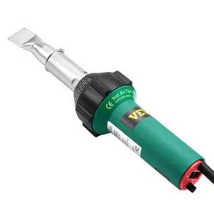 VEVOR Hot Air Plastic Welder 1600W PVC TPO Vinyl Heat Gun Torch & 4 Accessories
