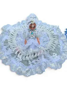 White Spiritual Doll / Muñeca Gitana 15" Santeria Orisha Style Doll for Altar Decor, Prayer, Rituals & Spiritual Practice