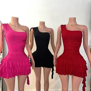 Eliana Glitz Dress ( Built in Shorts)