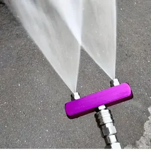 Dual Nozzle High Pressure Washer Adapter with Metal Alloy Separator Head, Quick Connect 1/4 Inch Water Hose Spray Nozzle, Cleaning Accessories, Garden Hose Connectors