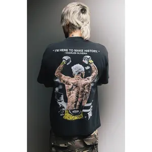 UFC Men's Charles Oliveira Back Up Oversized T-Shirt - Multicolor