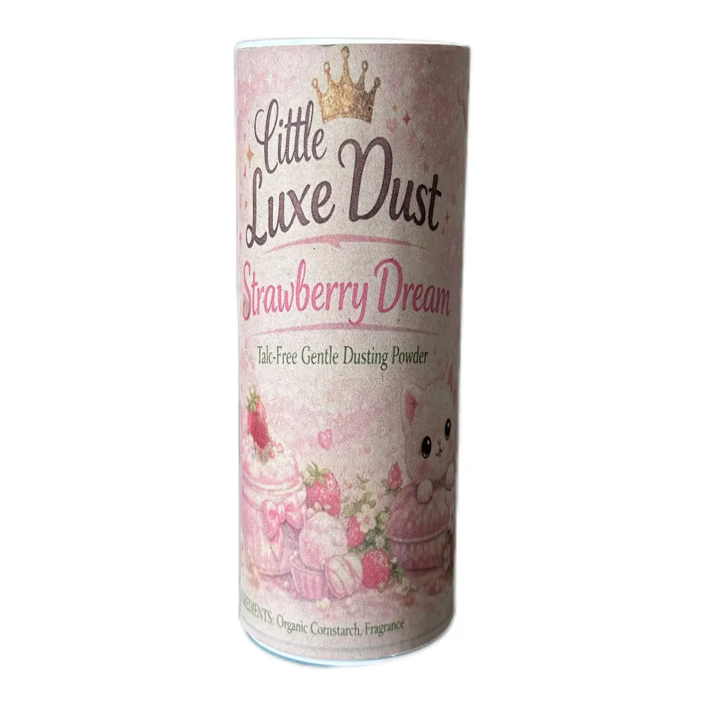 Bee Enchant’s Little Luxe Dust Gentle Custom Body Dusting Perfume Powder - Scented - Finely Milled powder Talc-Free Fragrance Vanilla Daily- Natural Shower Powder Cosmetic-body powder- perfume powder