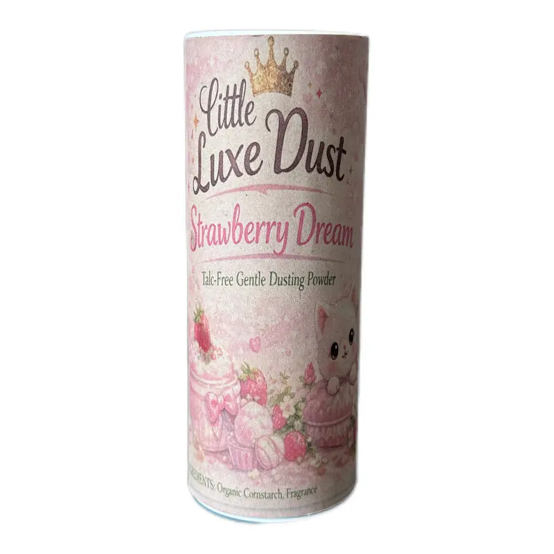 Bee Enchant’s Little Luxe Dust Gentle Custom Body Dusting Perfume Powder - Scented - Finely Milled powder Talc-Free Fragrance Vanilla Daily- Natural Shower Powder Cosmetic-body powder- perfume powder