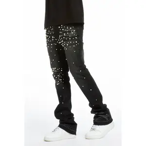 Lennux Black Pearl Stacked Fit Jean