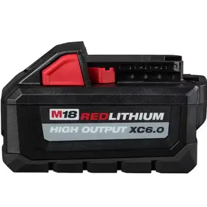 Milwaukee M18 18-Volt Lithium-Ion High Output Battery Pack 6.0Ah
