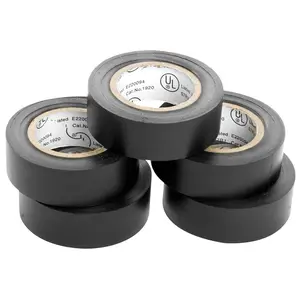 Perform Tool  Electrical Tape Black - Pack of 5