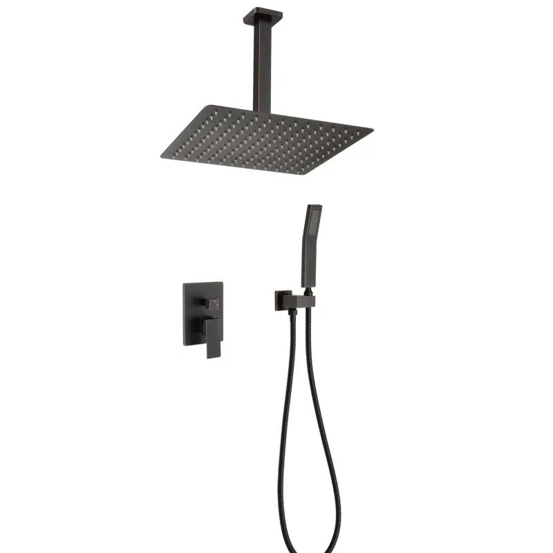 (High end and high-quality)Ceiling Mounted Shower System Combo Set with Handheld and 10"Shower head