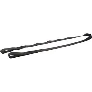 1-Inch 4,000 lb. Tubular Nylon Webbing, 60 Inches, Black High Strength Heavy Duty Webbing for Rescue Towing