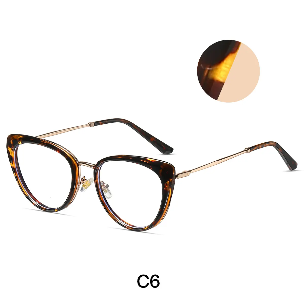 TR90-C6 leopard print frame