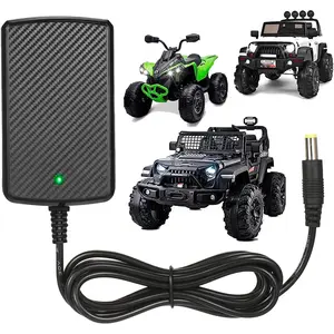 24V Charger for Ride On Car Toys 24 Volt Battery Charger Wrangler SUV Trax Dynacraft Toy Car Jeep ATV Quad Disney Electric Ride-On Charger 24V Battery Charger