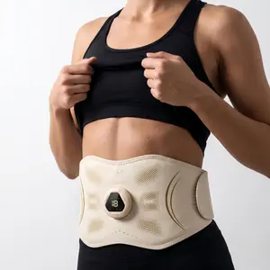 2026 New Model Women Abdominal Muscle Training Belt, Unisex Design, 6 Training Modes, 18 Adjustable Intensity Levels, Built-in Rechargeable Battery, Gift for Parents