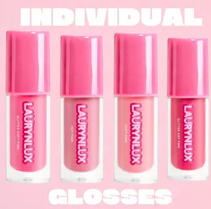 LaurynLux Lip Glosses - Individually Packaged, Hot Pink & Soft Pink Options, Perfect for Everyday Use