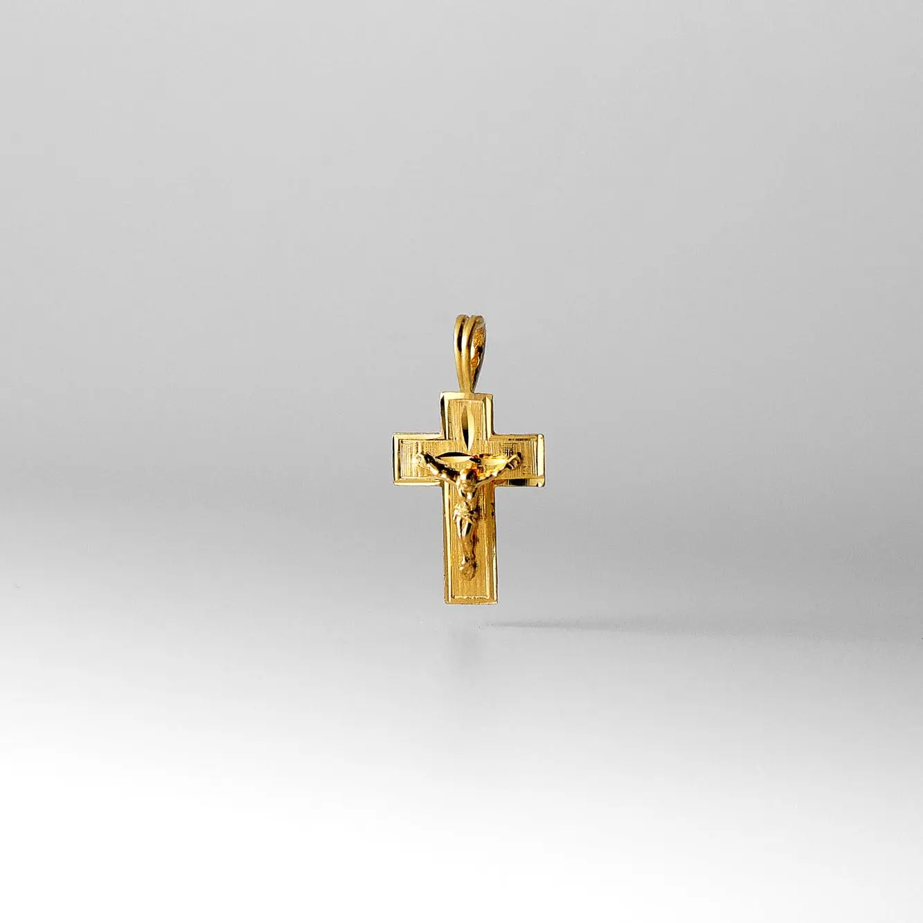 14K Gold Crucifix Cross Pendant - Model 2202