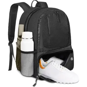 Soccer Backpack,Soccer Bag with Ball Holder, Water resistant Sport Equipment Bags  Basketball Volleyball Football