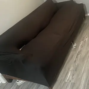 Solid Color Sofa Cover with Pillowcase, 1 Set including 1 Count Sofa Cover and 1 Count Pillowcase Without Insert, Modern Dustproof Sofa Slipcover Set for Home Decor