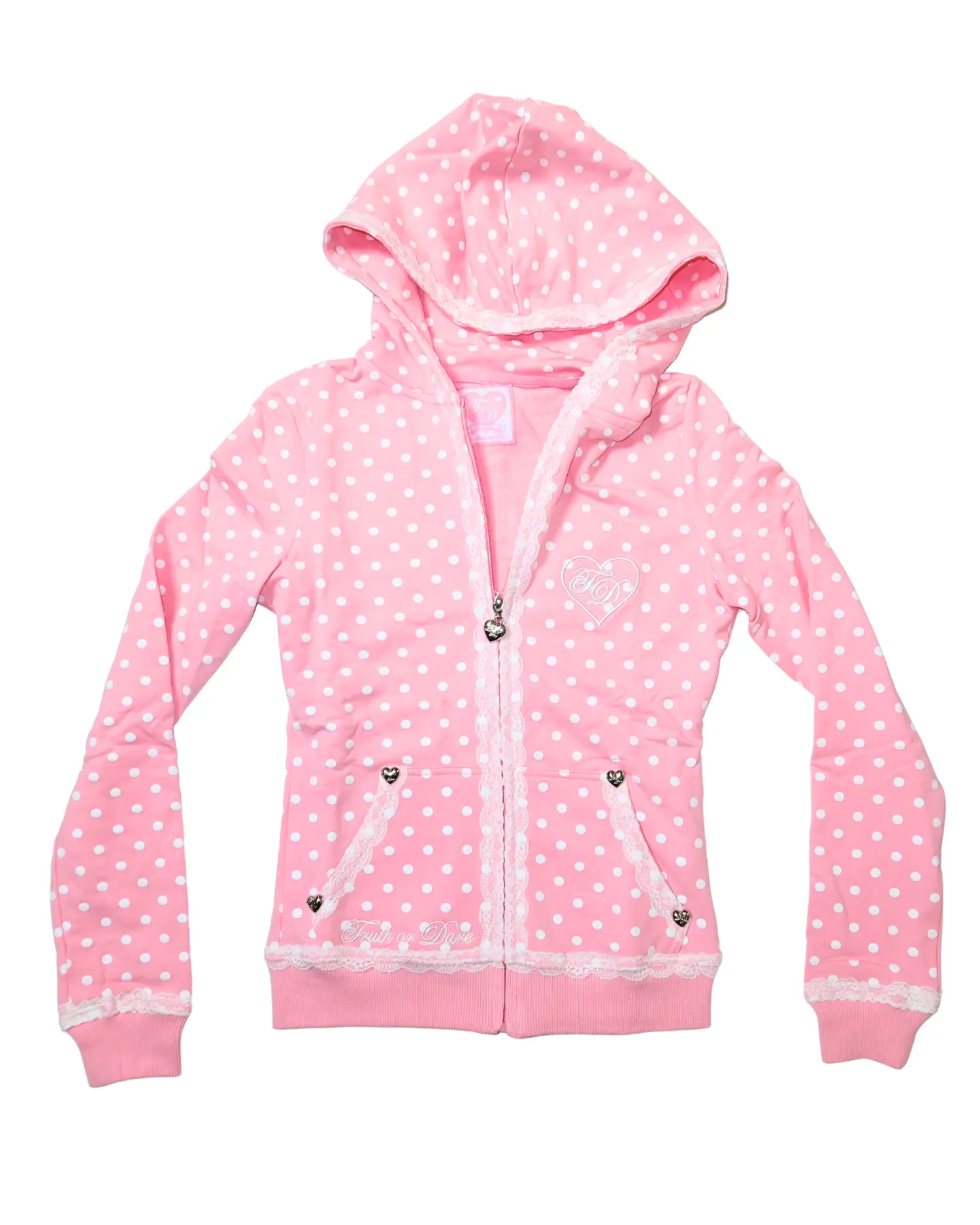 Strawberries and Cream Fitted Cotton Jacket