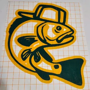 Fish decal vinyl