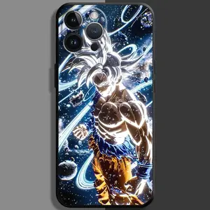 Phone Case Goku Cover Compatible with iPhone X, 11, 12, 13, 14, 15, 16, 17 Plus Pro Promax & SS Galaxy S21-25 Series