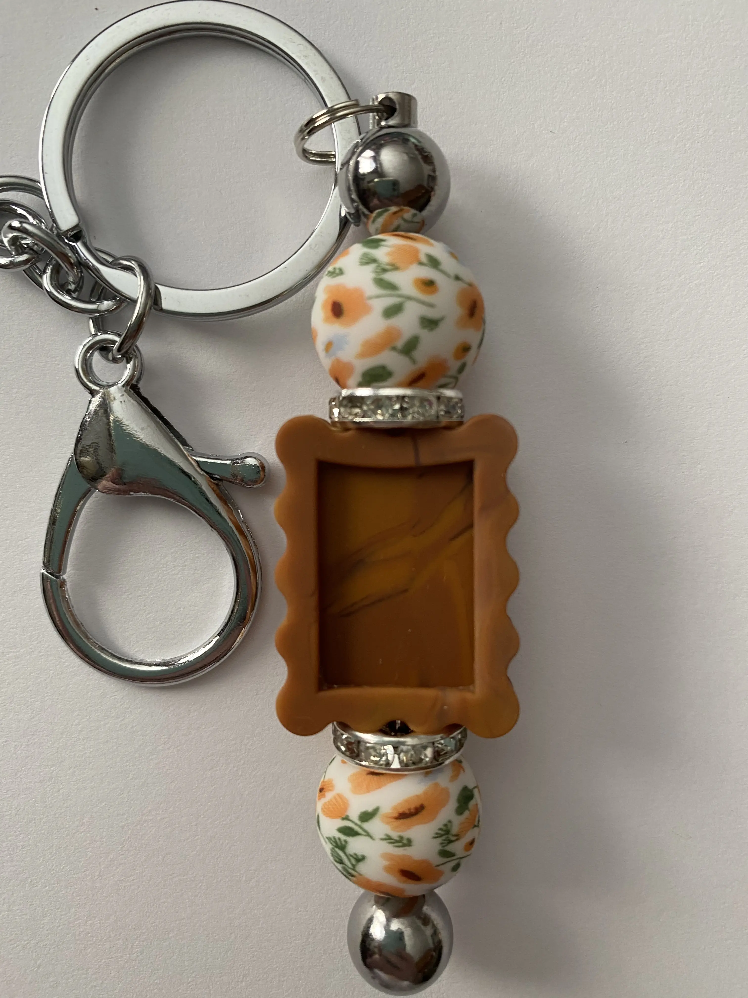 Picture frame key ring Plastic