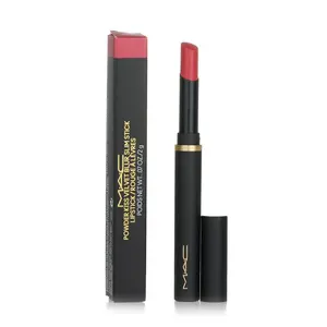 MAC Powder Kiss Velvet Blur Slim Lipstick - # 898 Sheer Outrage