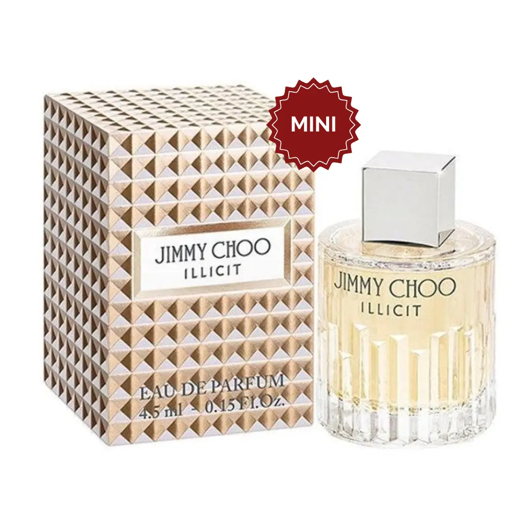 Jimmy Choo Illicit Eau de Parfum Mini For Women 4.5ml | Luxury Women's Floral Amber Travel Perfume