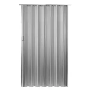 212 MAIN Oakmont Folding Vinyl Doors, 48 x 80 in, Silver 212 MAIN Oakmont Folding Vinyl Doors, 48 x 80 in, Silver