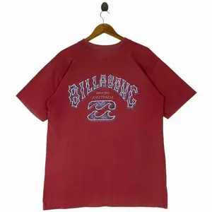 Vintage 90s BILLABONG back hit big logo Surfing tee V1