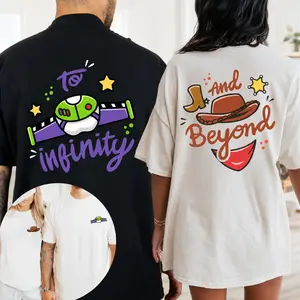 TO INFINITY AND BEYOND 2 SIDED coupleshirt sweatshirt hoodie