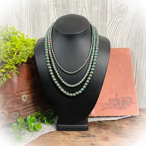 Mainstage Western Navajo Style Pearl Layered Necklace – Patina