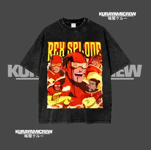 Rex Splode & Atom Eve Graphic Tee, Invincible Comic Book Inspired Washed Shirt, Superhero Couple Fan Gift